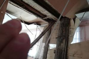 В детском саду Астрахани обрушился потолок
