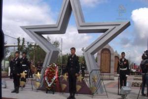 Аллею воинской славы открыли в Трусовском районе Астрахани