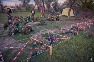 Участники военно-патриотического клуба "Покров" сдали экзамен на черный берет