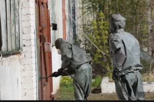Военные провели дезинфекцию в Астрахани: видео