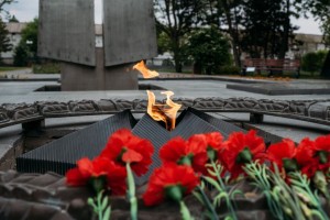 Дипломатические представители в Астрахани возложили цветы к Вечному огню в Братском саду