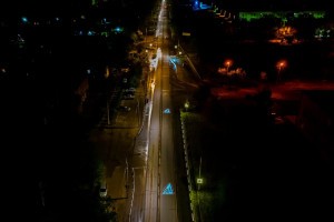 В Астрахани появился современный светодиодный наземный переход