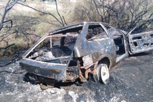 Под Астраханью сгорели два автомобиля