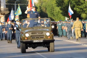 В Астрахани прошла первая репетиция торжественного прохождения в честь Дня Победы