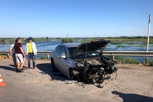 В ДТП на мосту через реку Белый Ильмень пострадала молодая астраханца