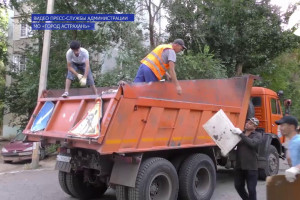 В Астрахани с начала года вывезли со стихийных свалок почти 70 тыс кубометров мусора