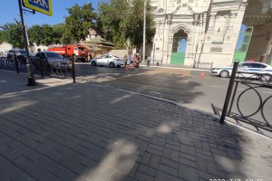 В Астрахани напротив Кремля сбили пешехода