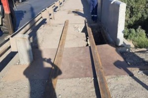 В Астрахани ликвидирована яма на Новом мосту