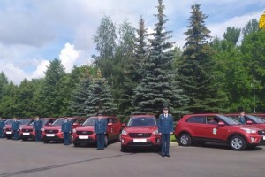 Органам госпожнадзора МЧС России в Центральном федеральном округе вручили 60 автомобилей