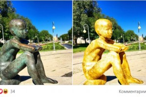 Астраханец предлагает перекрасить статуи в центре города