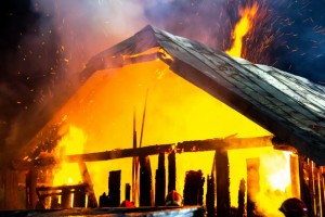 В Астраханской области в пожаре погиб двухлетний ребёнок
