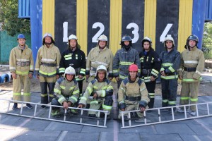 МЧС провёл конкурс на лучшего пожарного в Астрахани