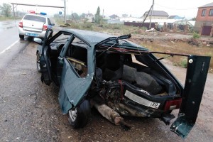 Астраханец пострадал в аварии на трассе