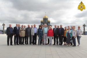 Ветераны МЧС России посетили военно-патриотический парк «Патриот» и Главный храм ВС РФ