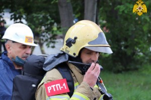 Камчатские пожарные провели учения на ТЭЦ