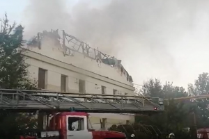 Пожар на Трусовской стороне полностью ликвидировали (видео)