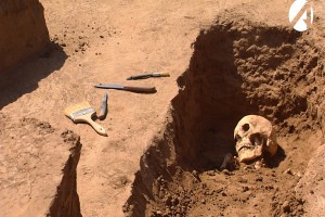 На раскопках в Астраханской области обнаружили пять древних могильников