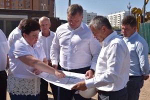 В микрорайоне Бабаевского строят дом для астраханских переселенцев