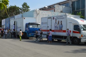 Бесплатные прививки от гриппа: мобильных  комплексов в Астрахани стало больше