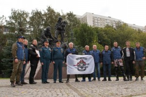 В Москве стартовал мотопробег пожарных и спасателей по местам воинской славы