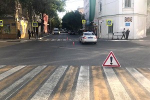 В Астрахани мотоциклист сбил пешехода и скрылся