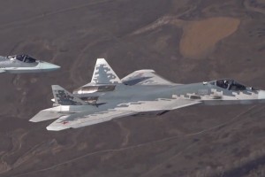 В Астраханской области прошли испытания новейшего секретного истребителя Су-57