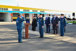 Николай Гречушкин открыл новую специализированную пожарно-спасательную часть в Брянске (видео)
