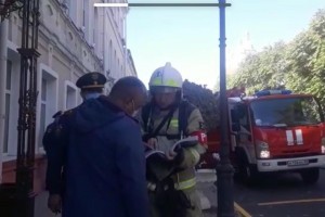 В Астраханской мэрии работали пожарные