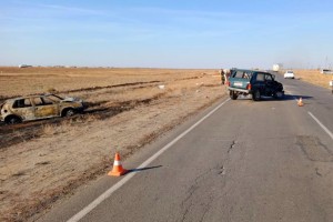 В ДТП на трассе под Астраханью погибла женщина