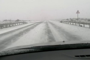 В Астраханской области с ухудшением погоды изменилась ситуация на дорогах