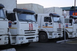 Вторая колонна МЧС России с гуманитарной помощью прибыла в Нагорный Карабах