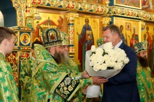 Губернатор поздравил митрополита Астраханского и Камызякского с тезоименитством