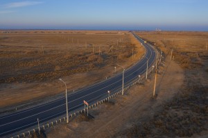 Девять километров трассы Астрахань – Махачкала отремонтировали по всем стандартам