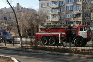 Пожарные ликвидировали возгорание в поликлинике Астрахани