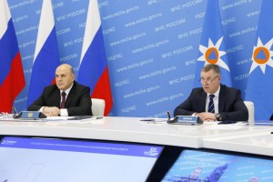 Председатель Правительства РФ Михаил Мишустин посетил Национальный центр управления в кризисных ситуациях МЧС России