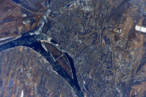 Фото Астрахани с борта МКС опубликовал российский космонавт