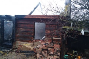 В селе Чулпан Астраханской области сгорела баня