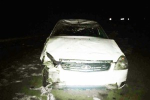 Молодая девушка за рулем «Лады» пострадала в ДТП под Астраханью