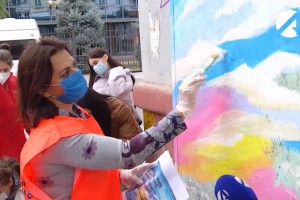 В Астрахани появится военно-патриотическое граффити