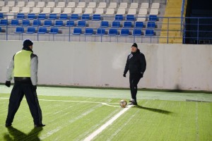 Астраханский губернатор принял участие в  матче по мини-футболу
