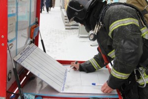 Пожарные Хабаровска провели учение в здании торгового центра