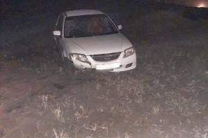 Под Астраханью из-за тумана водитель не справился с управлением и съехал в кювет