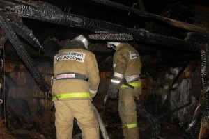 В Астраханской области при пожаре погибла женщина