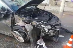 Пьяный астраханец сбил пешеходов и влетел в автомобиль на улице Адмиралтейской