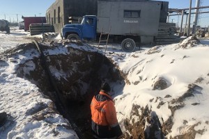 В Астрахани заменили более 130 метров аварийного трубопровода