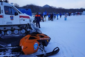 Спасатели МЧС России обеспечили безопасность проведения международного лыжного марафона на Сахалине