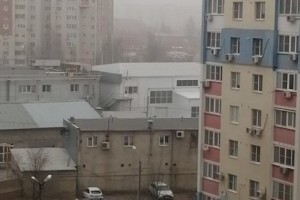 Пыльные бури накрыли Астраханскую область