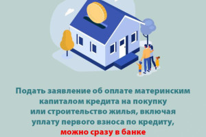 Астраханцы могут подать заявление на распоряжение материнским капиталом через банк