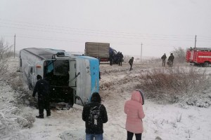 Четверых пострадавших в ДТП под Астраханью доставили в больницу