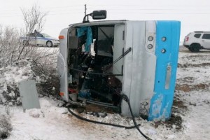 Астраханская прокуратура уточнила данные по ДТП с опрокинувшимся автобусом